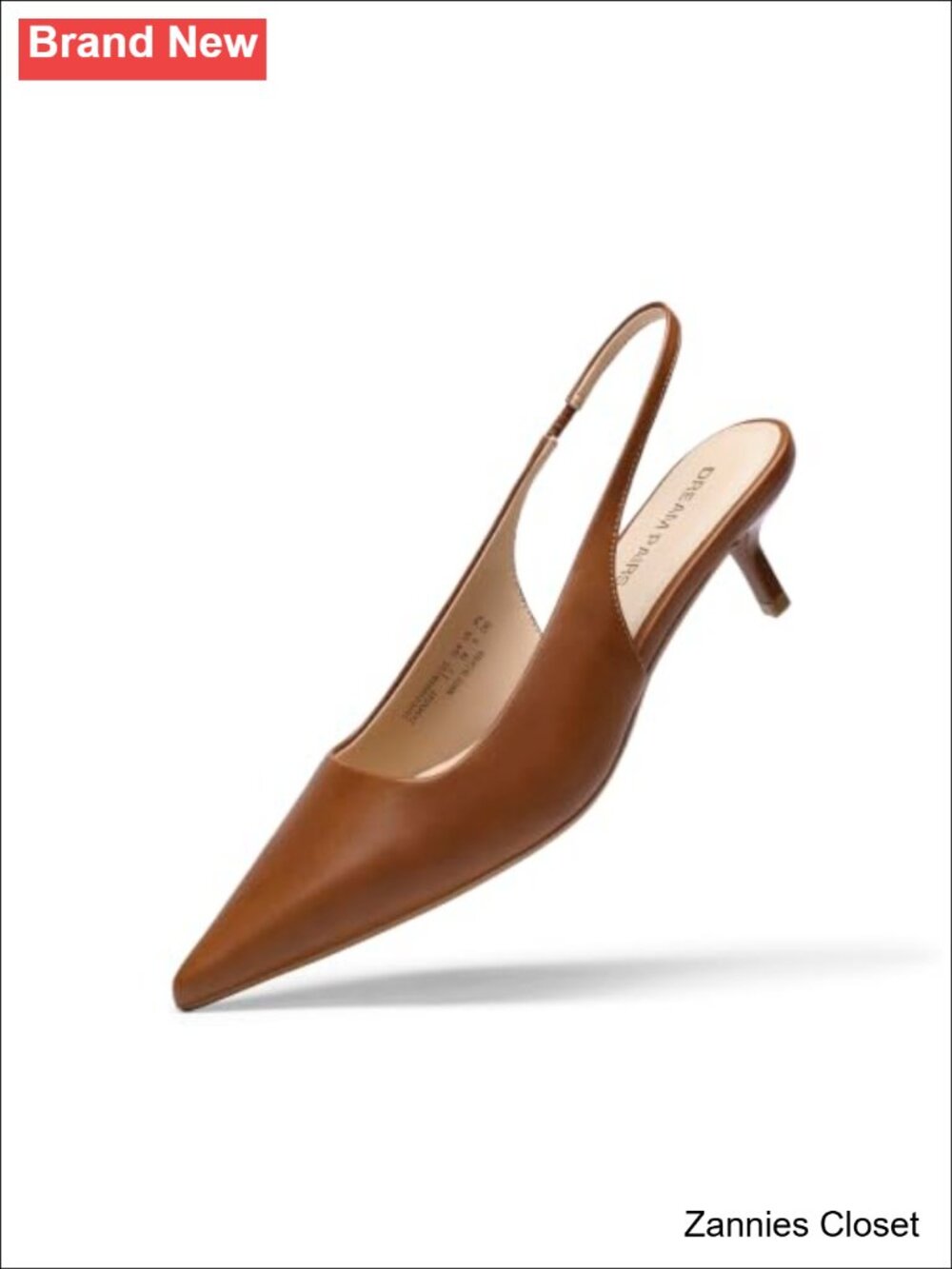 ✨ DREAM PAIRS Women's Pumps Kitten Slingback Low Closed Heels